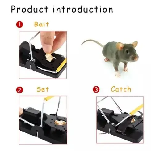 High Quality Reusable Pest Control Wholesale Strong Mini Size Plastic Mouse Rat Trap