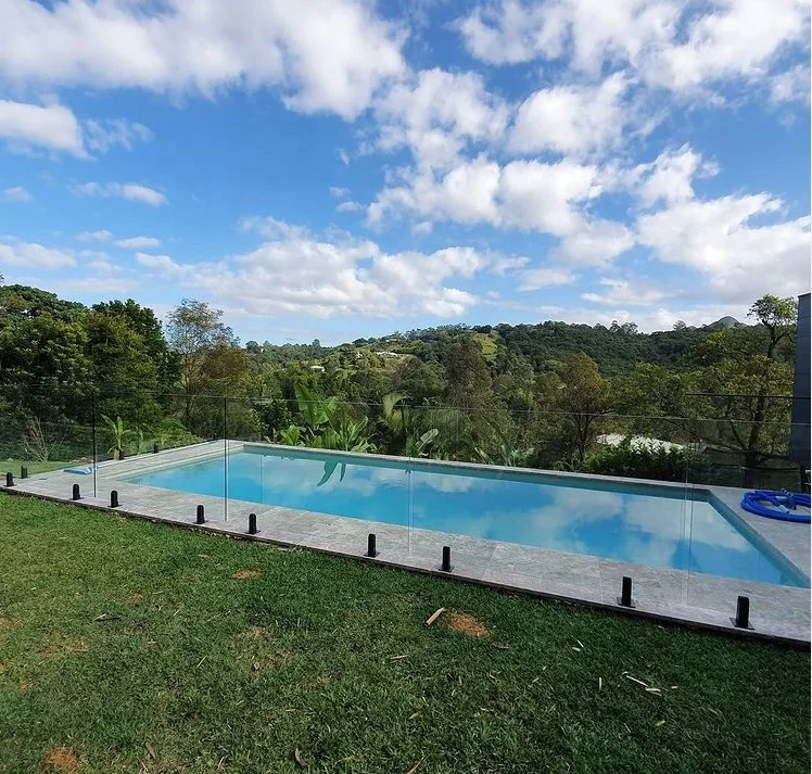 China high quality tempered glass panel 10mm 12mm manufacturer glass pool fencing