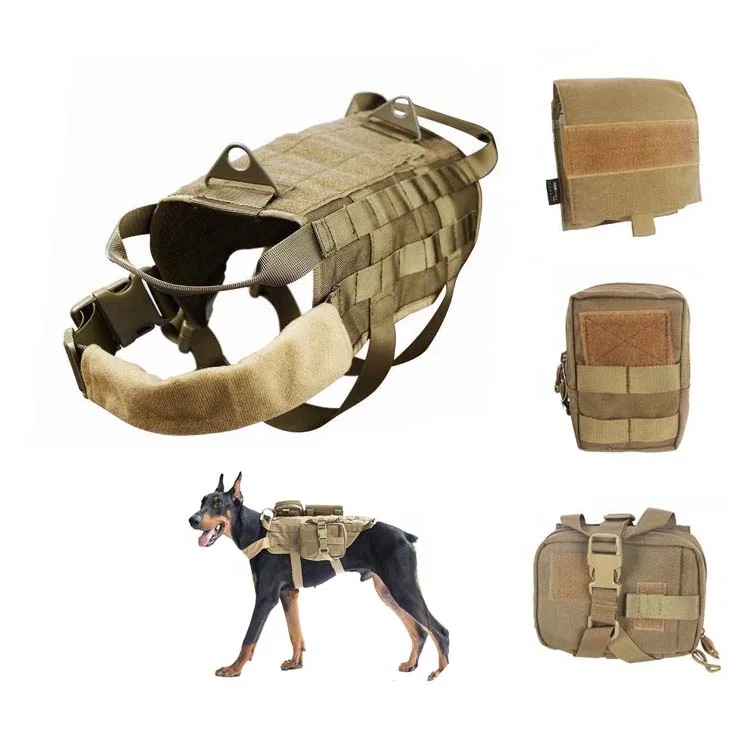 Customized Army Dog Products Police Service Dog Training Vest K9 Military Tactical Dog Harness