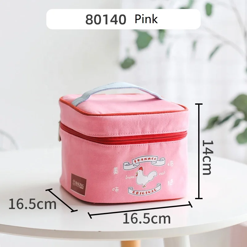  Outdoor Insulated Tote Cooler Food Bag Non Woven Lunch For Office Lady And