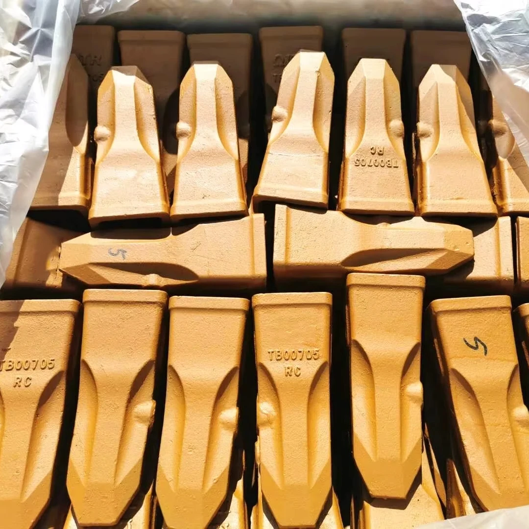 Steel Casting Parts Wheel Loader Hitachi Excavator Bucket Teeth TB00705RC