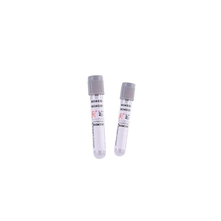 CE certified Micro Disposable Fluoride tube Glucose tube Vacuum Blood Sample Collection Tube with FSC