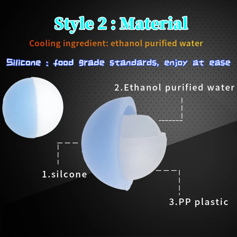 40*32mm acrylic ice cubes