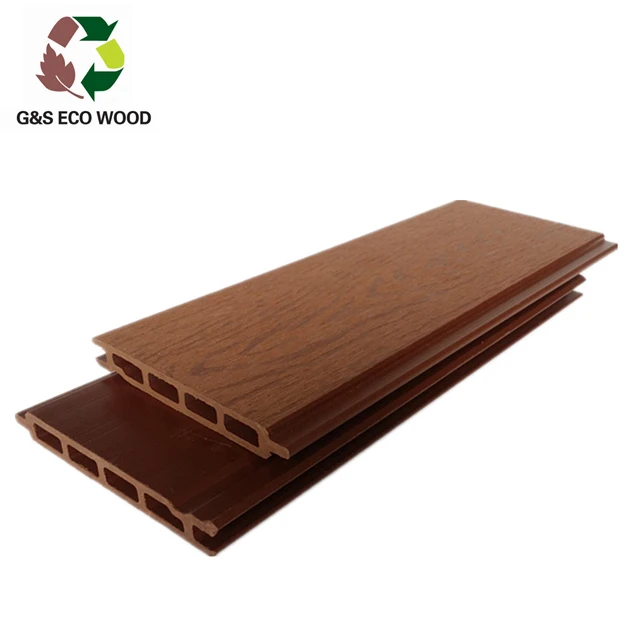 Wood grain eco wood type engineering wood plastic composite wall panel wpc exterior wall cladding board