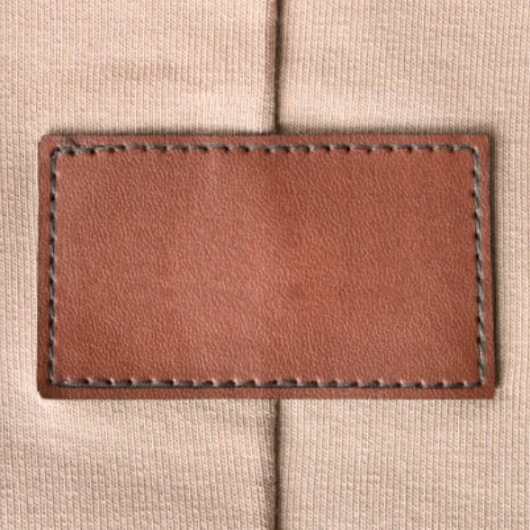 Hot Sale Soft Beanie Color Winter Hat Brand Pu Jeans Label The Print Leather Pants Patch For Logo Garment