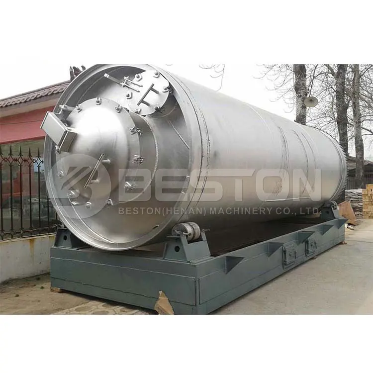 Beston машина для переработки отходов Пиролизная установка для шин пластика