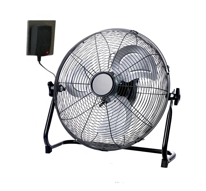 Zhongshan home appliance 20 inch STEP-LESS speed  copper motor high CFM high velocity 24v dc solar fan
