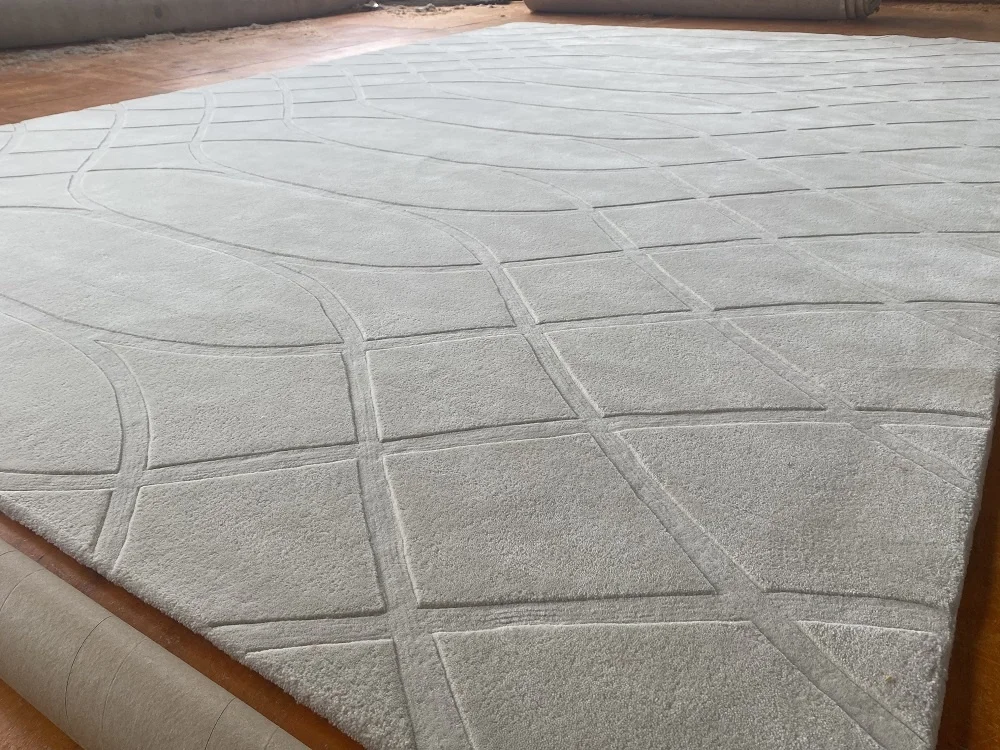 Modern Wool floor big area custom hand tufted Rugs and Carpets