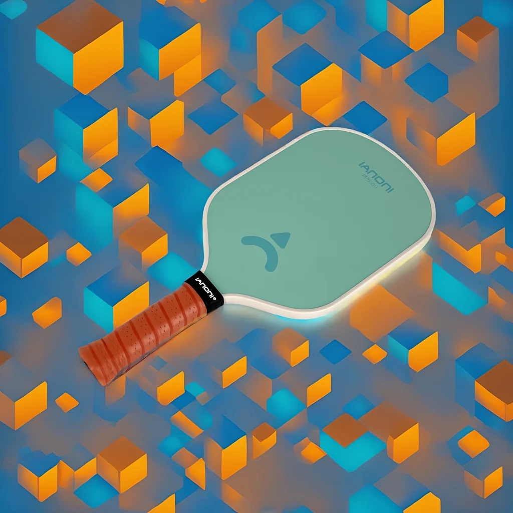 IANONI higher quality NEW Professional/training carbon fiber/glassfiber 13mm thickness shape pickle ball racket