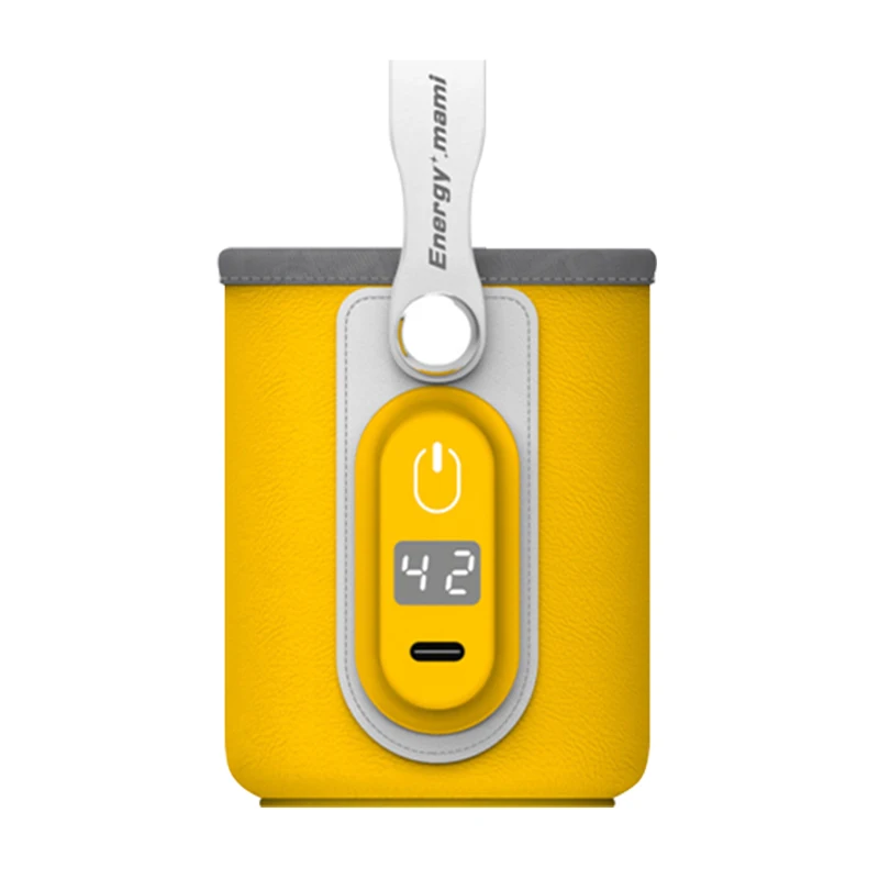 Traveling Baby Milk Heating Sleeve Cover, USB Charging Portable Baby Bottle Warmer//