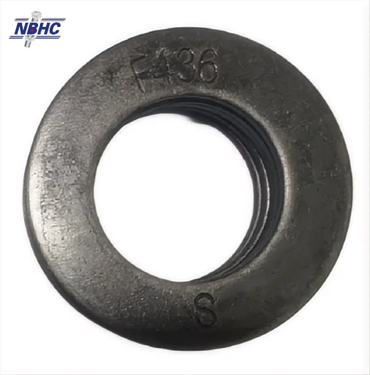 NBHC009WA Factory supply F436 heavy flat washer zinc coated black oxide carbon steel stainless steel