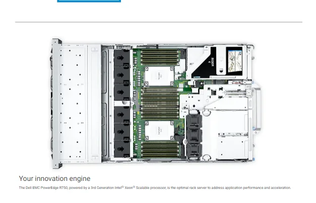 DELLE EMC PowerEdge R250 R350 R450  R550 R650XS R650 R750 R750xs  a server
