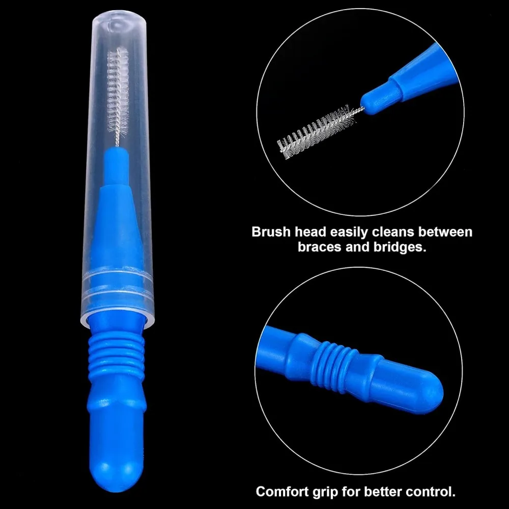 Interdental Brush 2/2.5/3mm Portable Travel Floss Sticks Mini Teeth Brushes Toothpicks Tooth Cleaning