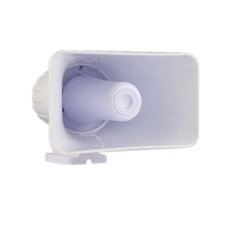 Outdoor Waterproof Big White 130dB Wired Home Alarm System 12V Siren Speaker