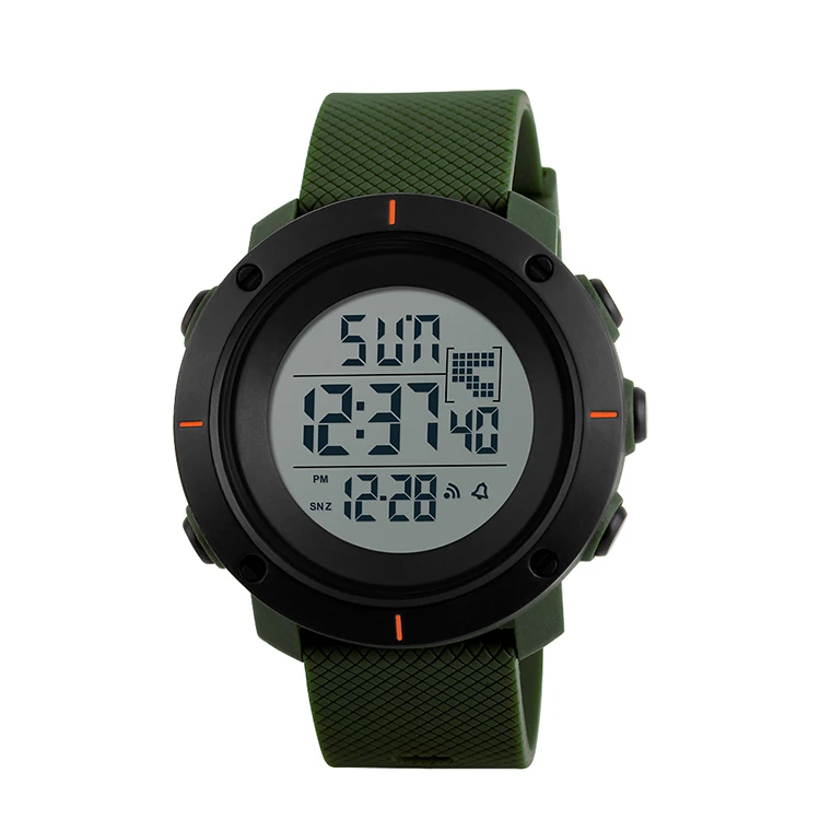 Fashion sport watch multi function ALARM Chronograph Plastic wrist men digital watches