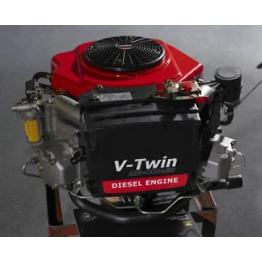 Дизельный двигатель с вертикальным валом 2V88 2V92 2V95 2 цилиндра воздушным охлаждением двигателя 22 л.с.