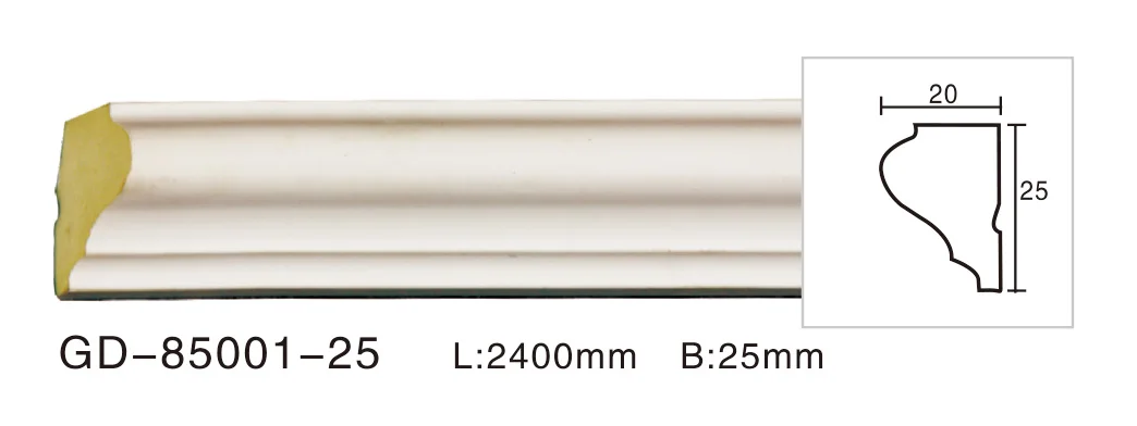 Wholesale price High Quality ceiling Cornices Polyurethane Molding for Interior Decoration PU Flat Moulding Crown Molding