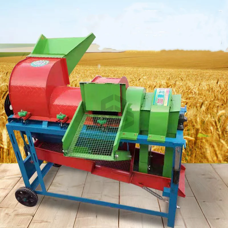 Best Price Small Multi functional Rice Wheat Bean Corn Grain Thresher Threshing Machine