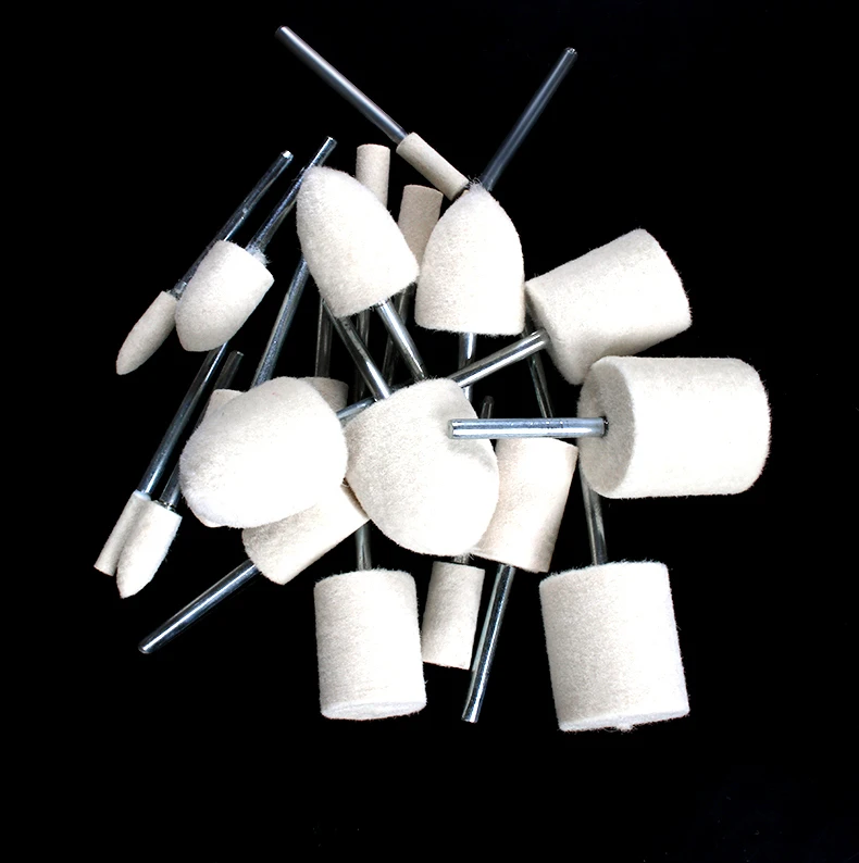 Инструмент для полировки металла шерстяная фетровая Шлифовальная головка