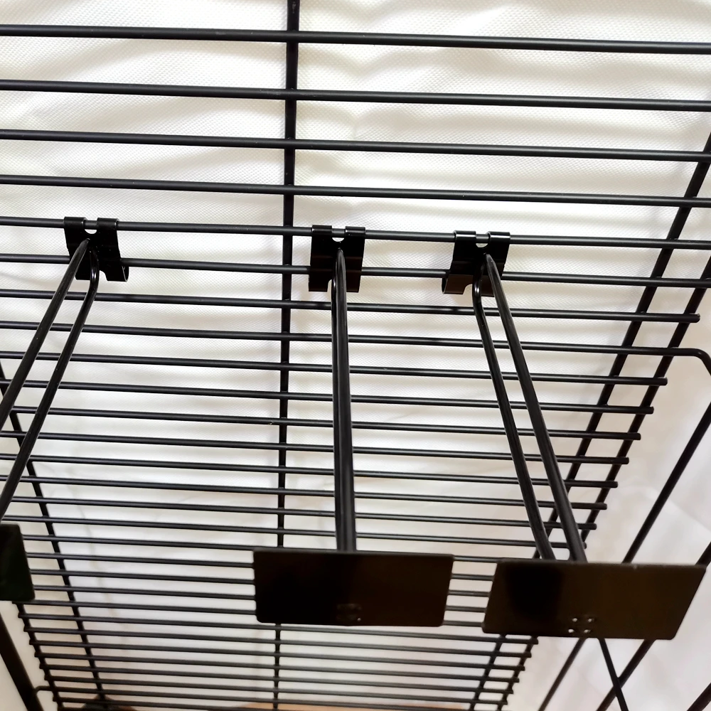  Двухлинейный металлический крючок Slat Wall для подвешивания товаров в розничных