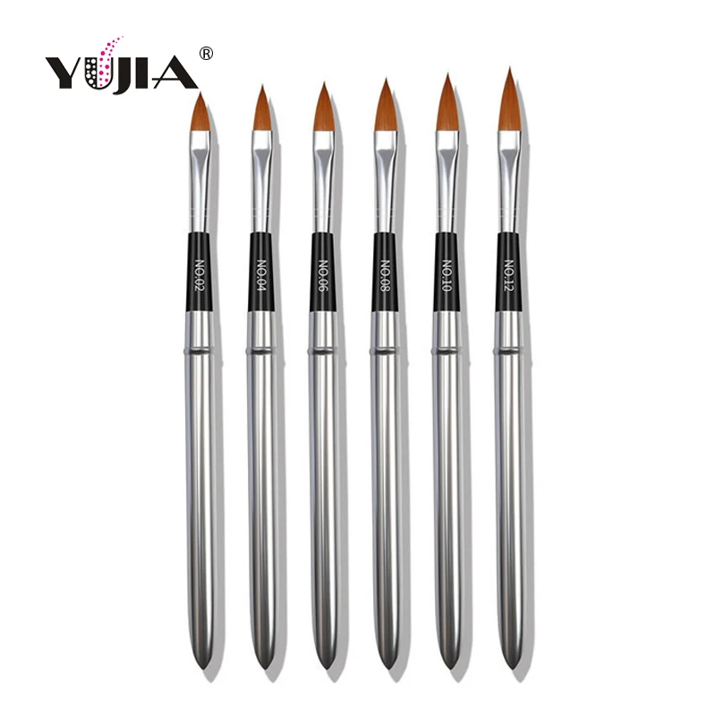 6 шт./набор, кисточки для рисования и нейл-арта