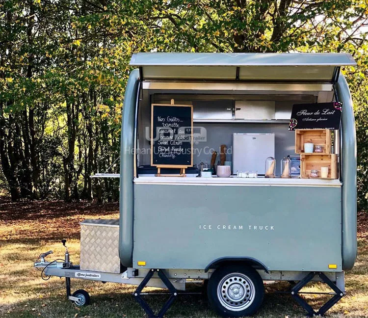 food truck trailer ice cream cart hotdog cart