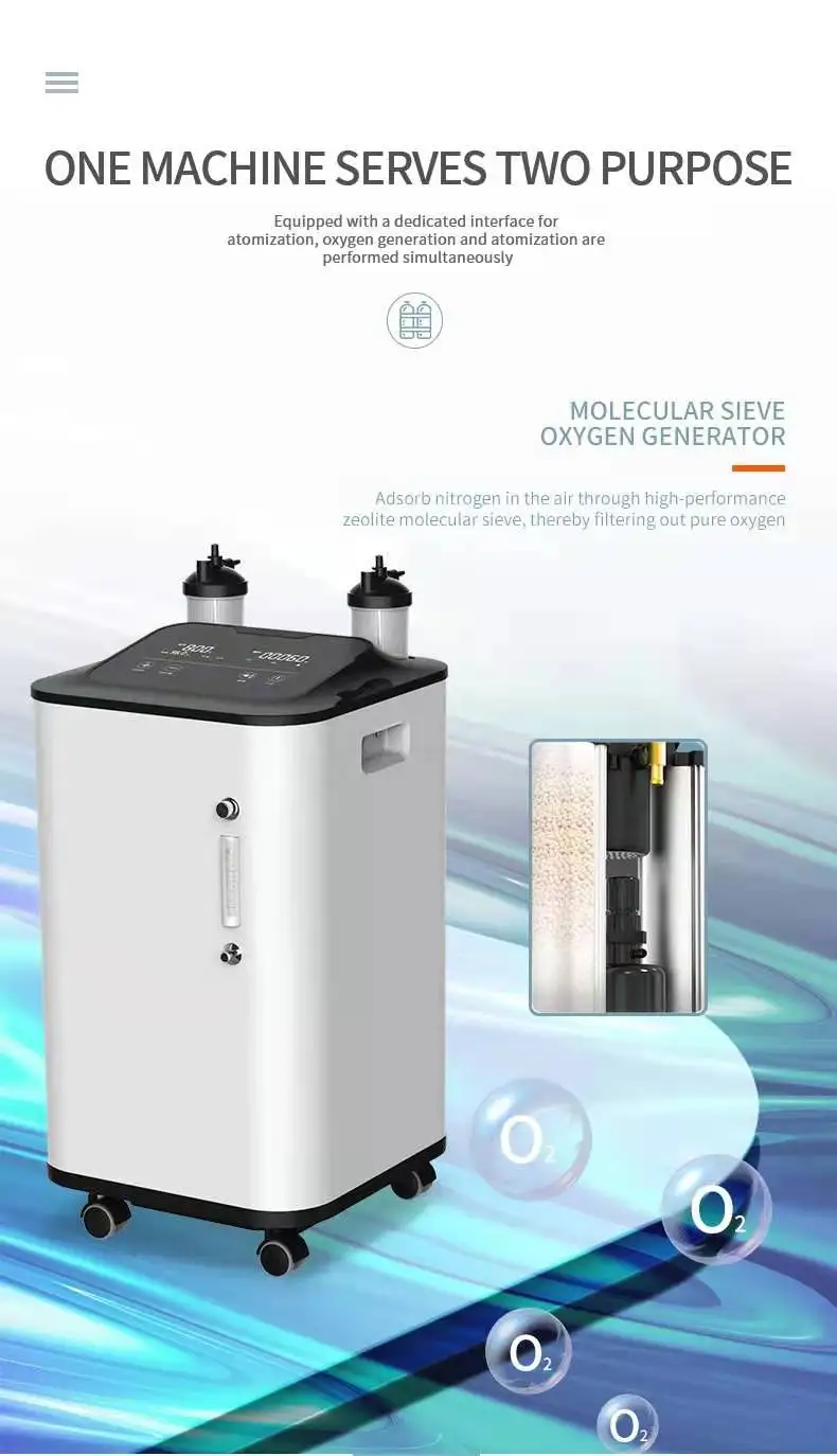 Factory outlet in Stock  96% Purity Medical 5 Liter Oxygen Concentrator