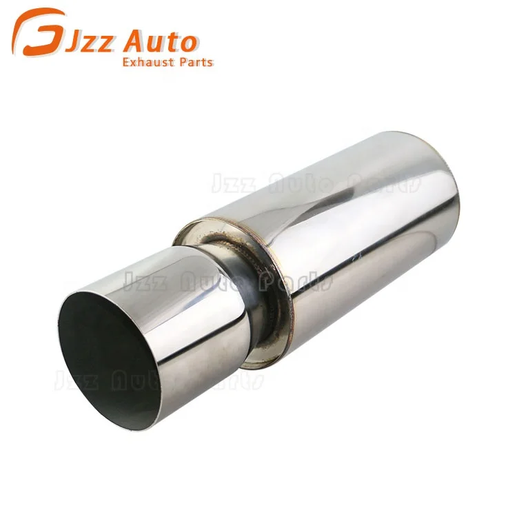 JZZ car stainless steel exhaust silencer muffler for racing car