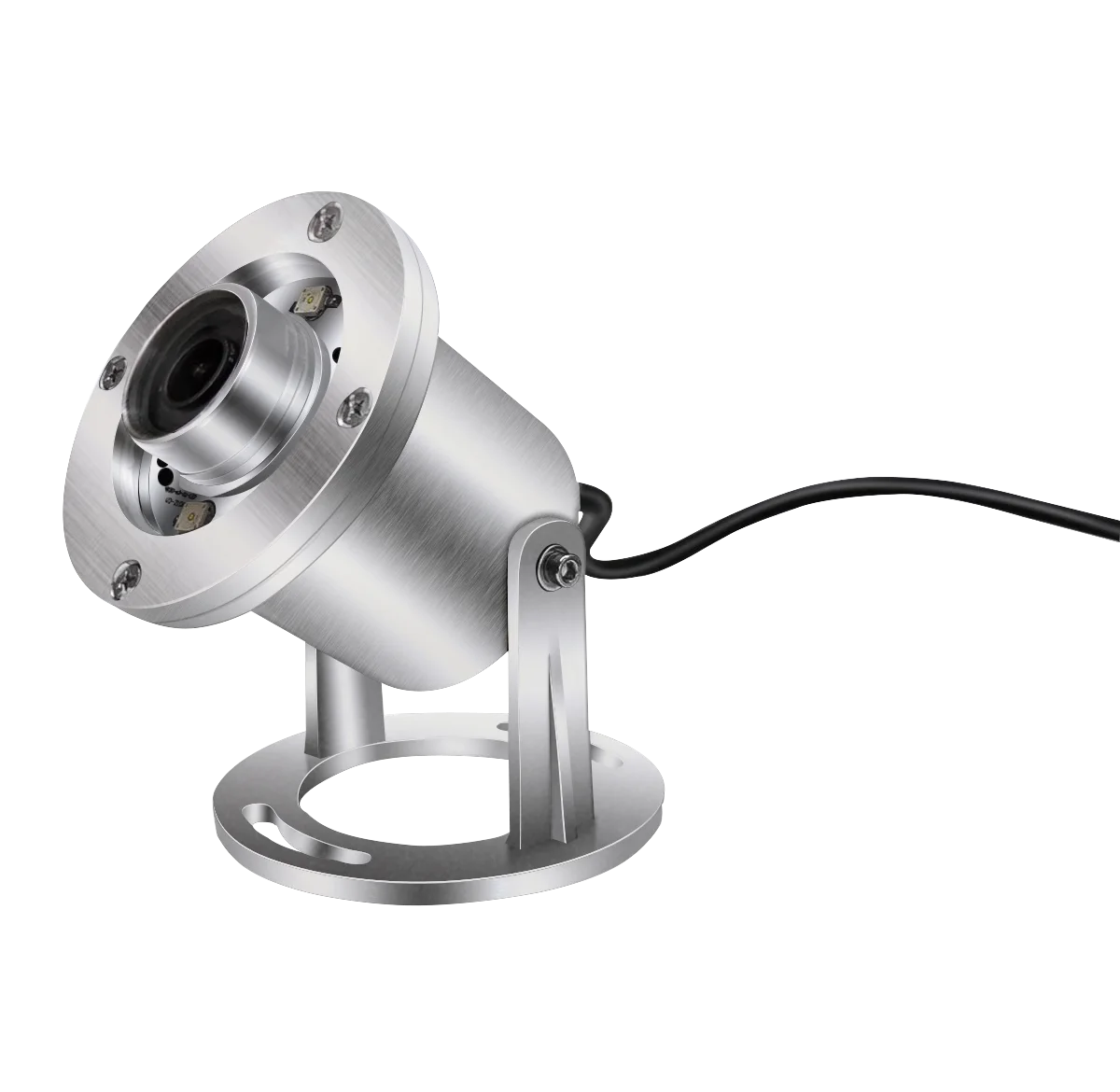 HD 4.0MP Zinc Alloy IP68 5 Meters Underwater IP Camera with Optical Zoom and 6 Adjustable White LED Lights
