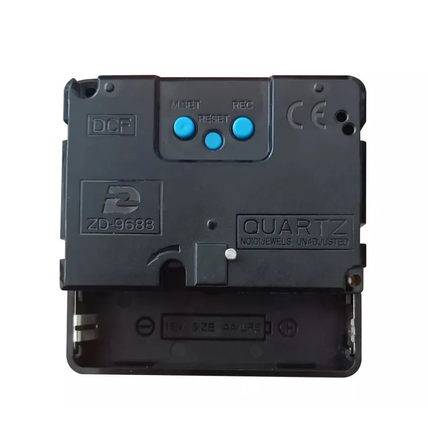 BPC/DCF/JJY/MSF Automatic Radio Controlled Clockwork Non-ticking Silent Sweeping Wall Clock Movement