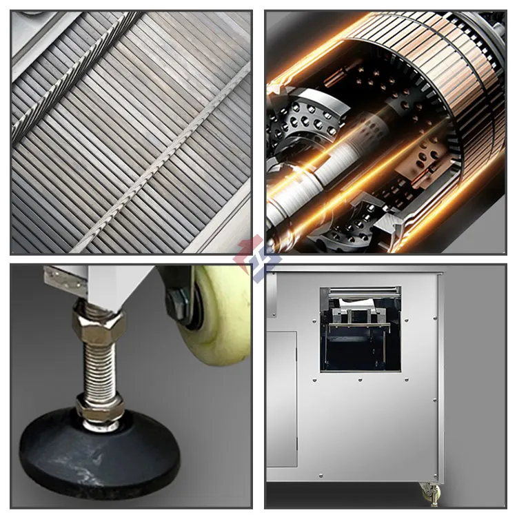 Commercial fish meat strips cutting machine pork beef