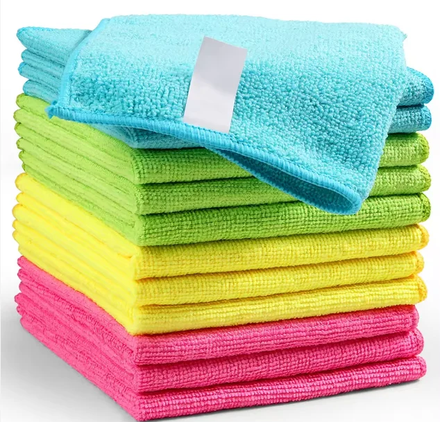 Microfiber Cleaning Cloth Microfiber Terry Kitchen Towel All Purpose Car Detailing Rag Microfiber Towel