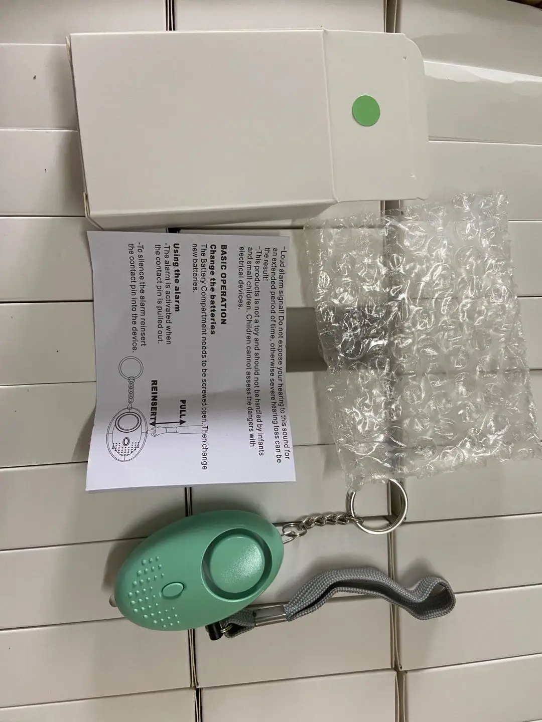 
Self Defense Protection Devices 140db Bodyguard Drop Personal Alarm with Flash Light 