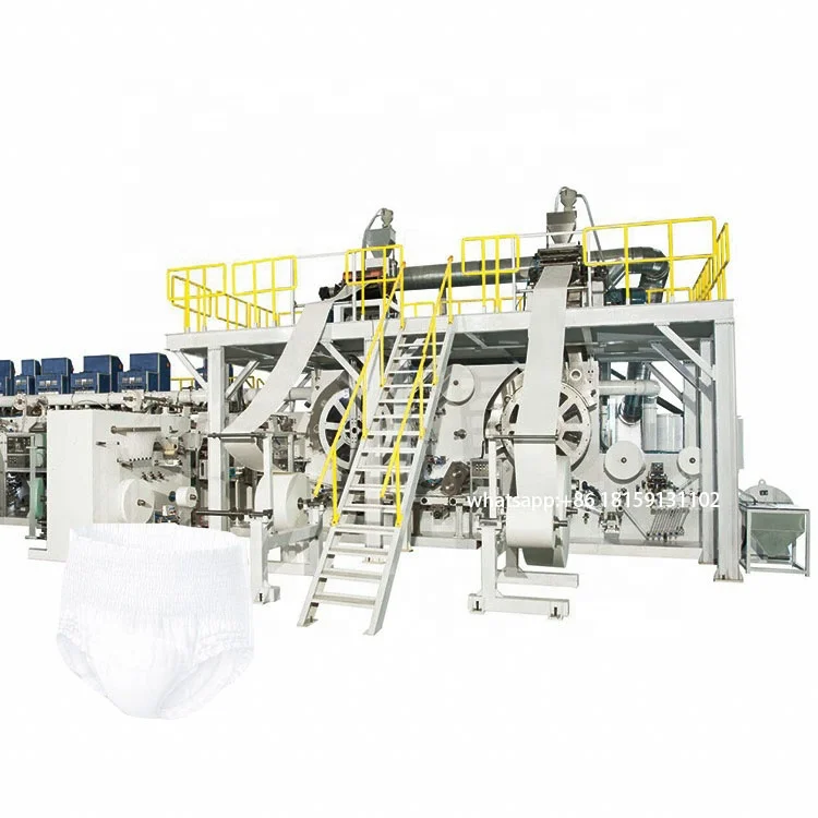 DNW Full Servo Automatic Mobility Impaired Elder Patient Adult Pull Up Pants Making Machine