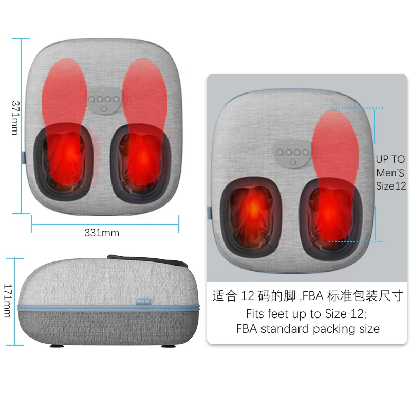 2022years hot-selling The factory sells it cheap EVA with elastic cloth 3D air compression foot massager electronic foot massage