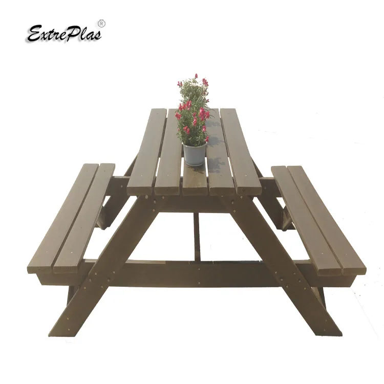 High quality processing such as wood waterproof pastic slats for picnic tables