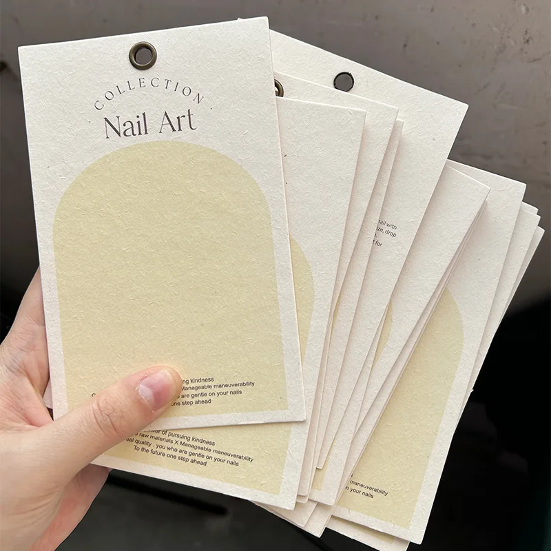 Wholesale Custom Nail Packing Card Press on Nail Cards Display with Your Logo For Your Business