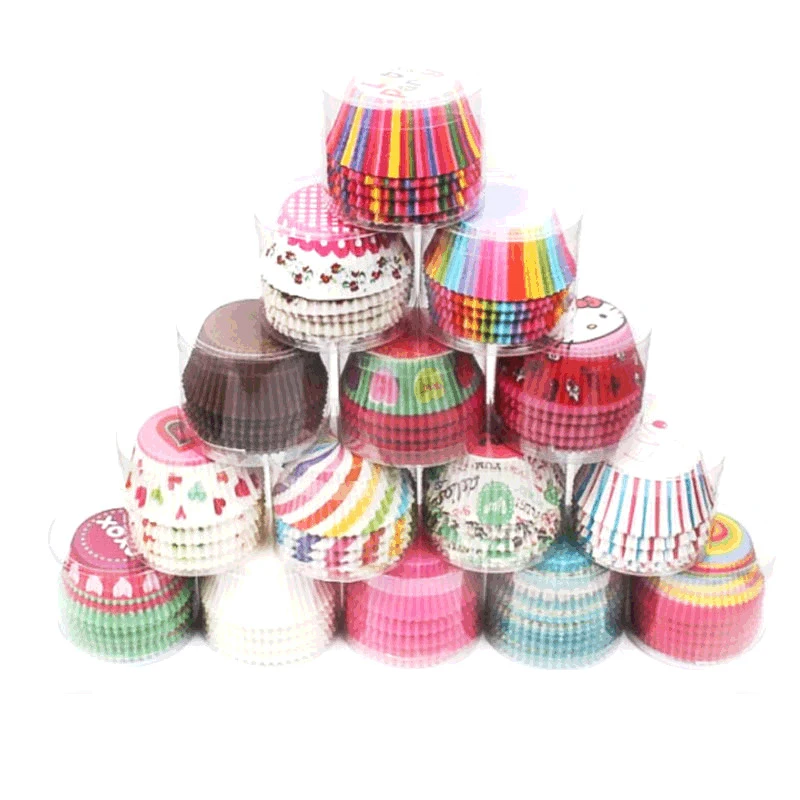 Custom baking cookies bottom paper tray high temperature greaseproof paper cake tray
