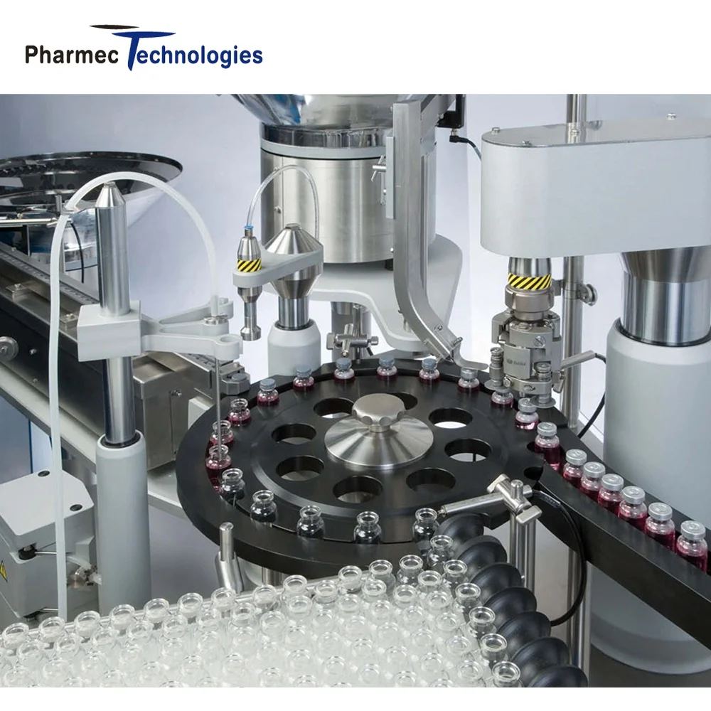 Automatic Dropper Bottle Production Line High Speed Medicine Vial Filling Machine