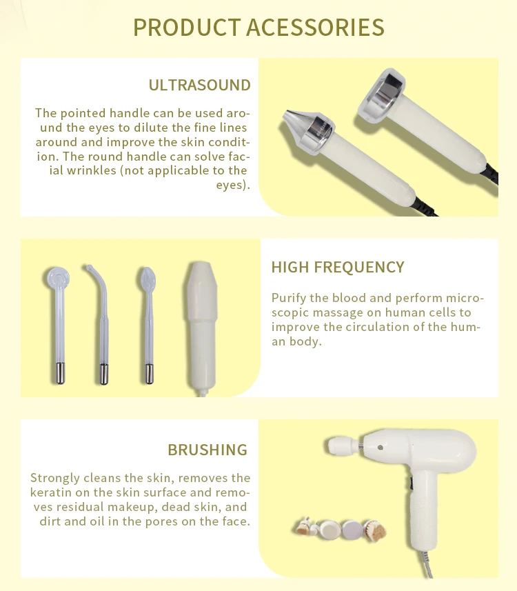 Professional Beauty Salon Use Multifunctional facial   9 in 1 machine