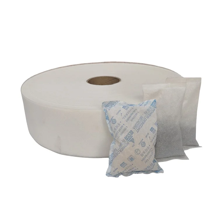 45gsm Heat Sealing Silica Gel Packing Paper Non Woven Fabric