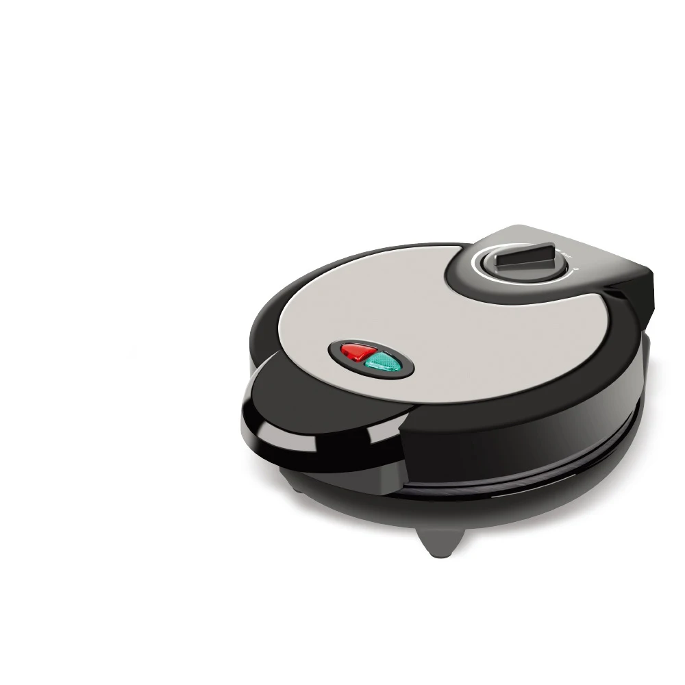 CE Certificate Round Ice Cream Electric 1-plate Waffle Cone Baker Machine  For Home