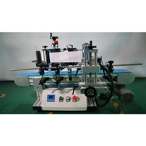 GOSUNM Easy operate 2022 Full Automatic Desktop Metal Round Bottle Labeling Machine to Apply label on Metal Round Bottle