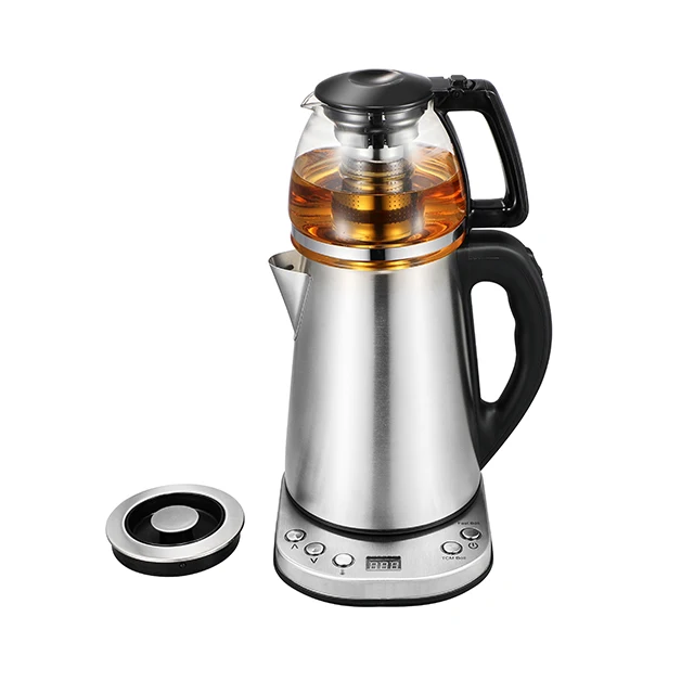 Fast boiling tea maker 2200W Speed-boil 1.8L cordless water boiler with digital base