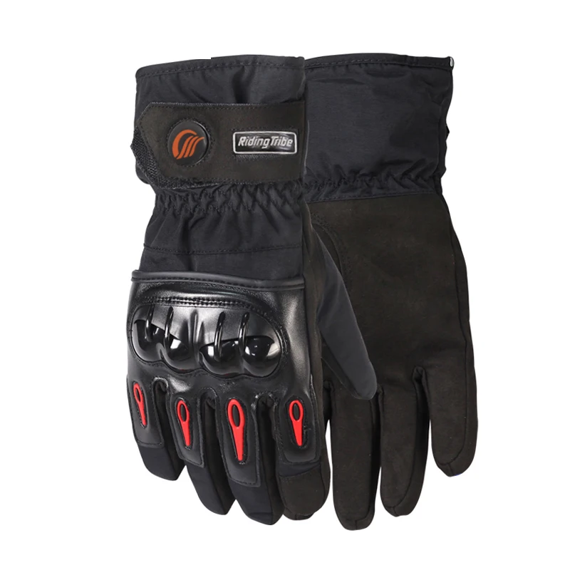Custom Cycling Waterproof Heated Guantes Touch Screen Bike Racing Gloves