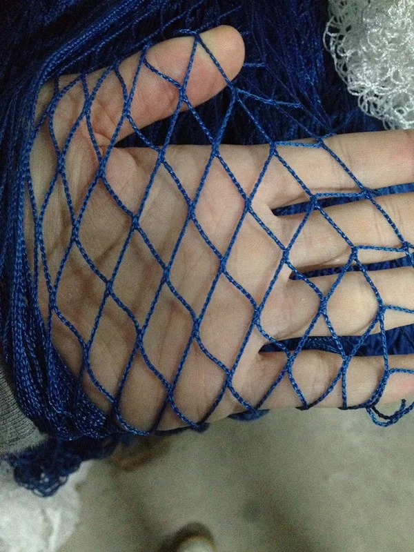 High quality cheap price nylon/polyester knotless rashcel farming net fall protection balcony safety net big mesh net