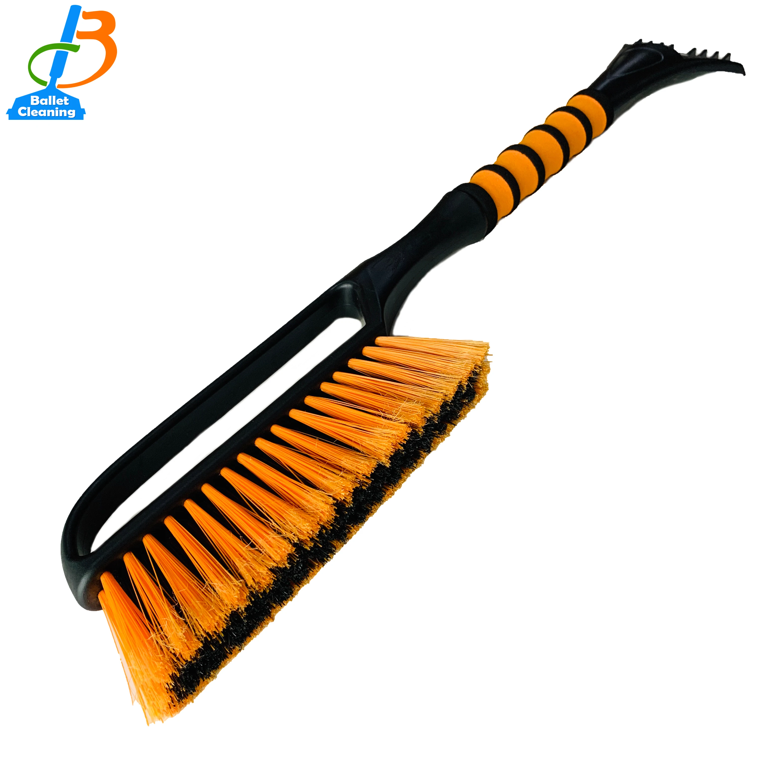 EVA Soft Foam Grip handle snow remova brush snow boot brush best car snow brush with ice scraper