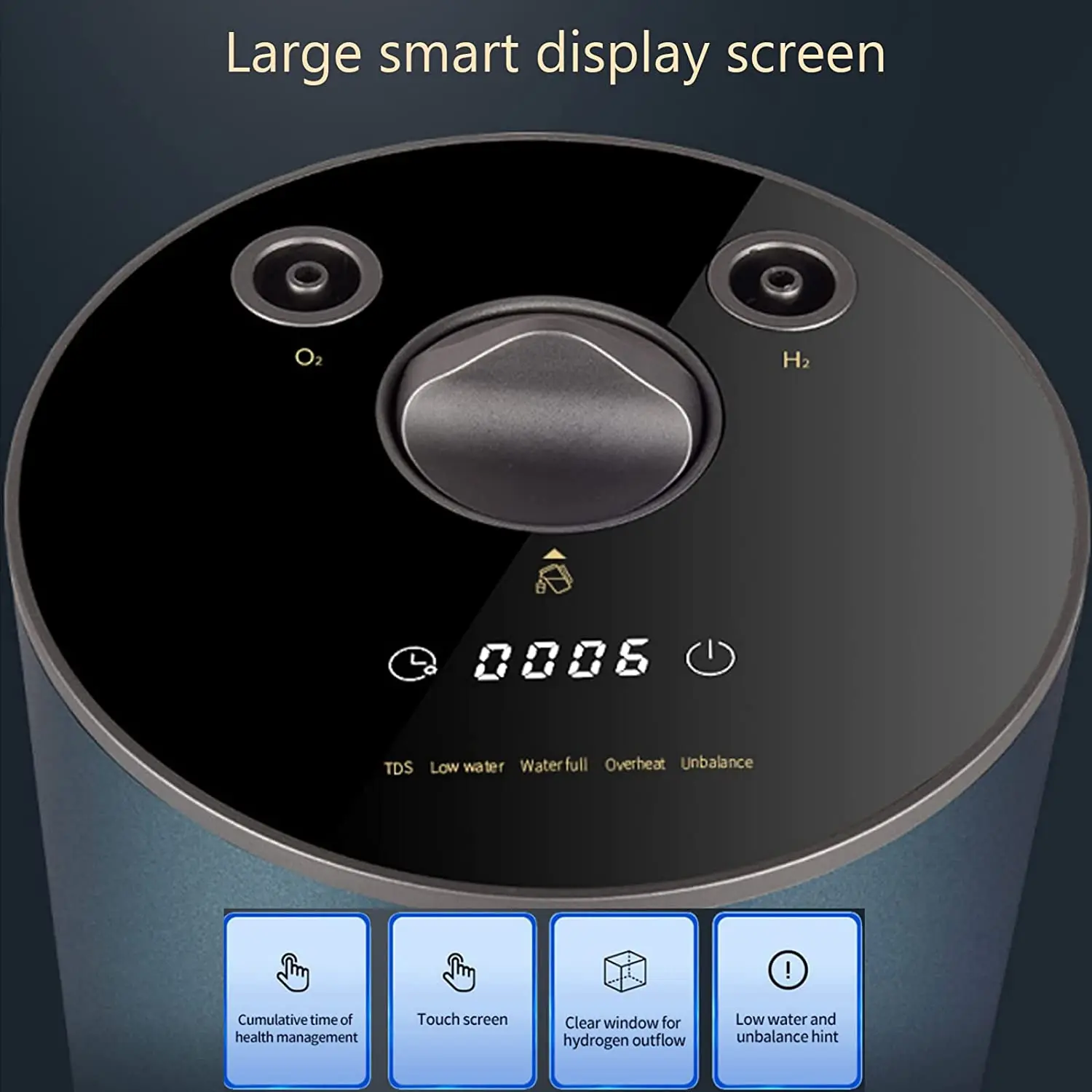 HO-1 150ml hydrogen breathing inhalation machine water bottle inhaler oem