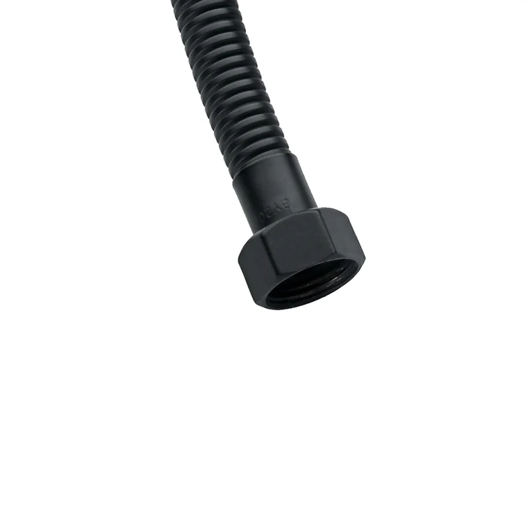 High Quality Bathroom Fittings Black Stainless Steel Flexible Shower Tube Bath Shower Hose