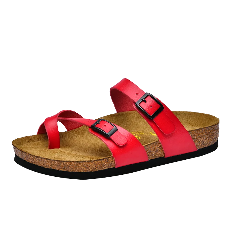 2022 Summer Explosion Leather Cork Slipper Berken Shoes